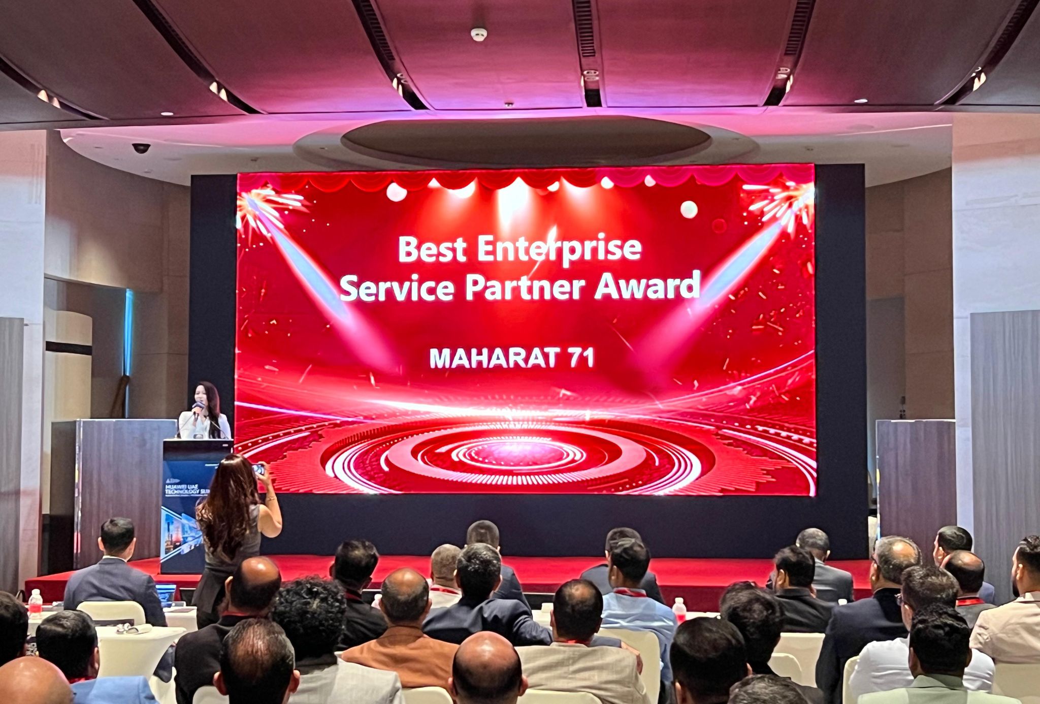 Maharat 71 Honored with Best Enterprise Service Partner Award at Huawei Connect 2025